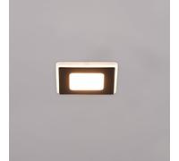 Trio Lighting Lámpara LED Nimbus IP44 8,5x8,5cm 830 negro