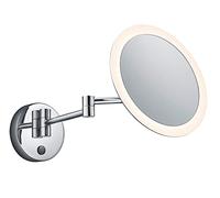 Trio Lighting LED Mirror Aplique Integrado, 3 W, Plata, 36 x 21.6 x 21.6 cm