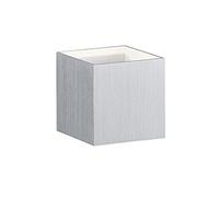 Trio Lighting Louis Aplique Integriert, 4 W, Aluminio Cepillado, 10 x 10 x 10 cm