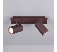 Trio Lighting Marley downlight de techo, color óxido 2 luces True