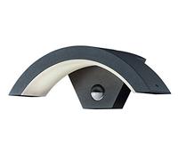 Trio Lighting - Ohio, Aplique, bombilla incluida, SMD, LED, 6 W, 420 lm, 3000 K, 230 V IP54, 10 x 30 cm, aluminio fundido, antracita