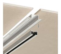 Trio Lighting Perfil de montaje para sistema DUOline de riel bifásico, aluminio