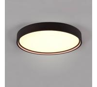 Trio Lighting Plafón LED Doha, CCT, negro mate True