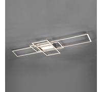 Trio Lighting Plafón LED Irvine 3.000-6.500 K, níquel mate True