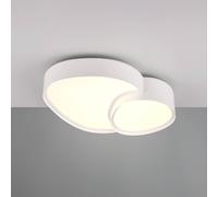 Trio Lighting Plafón LED Rise, blanco, 43 x 36 cm, CCT, atenuable