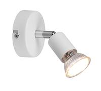 TRIO Lighting R80911031 Foco Sin Bombilla, Blanco Mate,1 Luz, Conexión Gu10