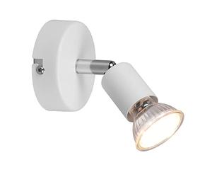 TRIO Lighting R80911031 Foco Sin Bombilla, Blanco Mate,1 Luz, Conexión Gu10
