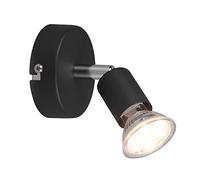 Trio Lighting R80911032 Foco Sin Bombilla, Negro Mate,1 Luz, Conexión GU10