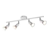 TRIO LIGHTING PARIS FOCO SIN BOMBILLAS BARRA 4 LUCES GU10 CONEXIÓN BLANCO MATE