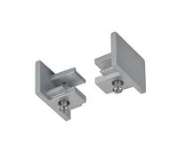 Trio Lighting Tapas extremo para riel bifásico DUOline, titanio