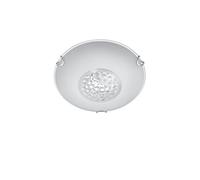 Trio Lighting Trio 604000106-Plafón, IP20, E27, 230 V, color cromo, 40 W, 25 cm