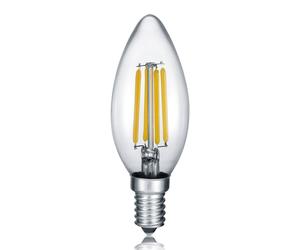 Trio Lighting Vela LED E14 4W filamento 2.700K switch dimmer EC:EPREL:839352