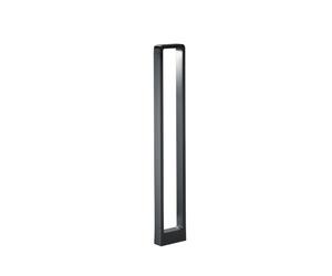 Trio Reno - Poste, bombilla incluida, COB, LED, 5 W, 330 lm, 3000 K, 230 V IP54, 100 x 16 x 5,7 cm, aluminio fundido, antracita