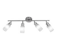 Trio Serie 8714 - Barra de foco para interior, SMD, Halógeno, 8 W, 500 lm, 3000 K, color cromo