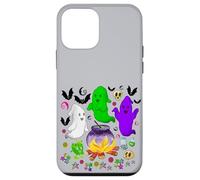 Trio Spooky Campers Funny Cute & Creepy Grey Ghouls Fantasmas Carcasa para iPhone 12 Mini