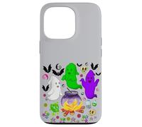 Trio Spooky Campers Funny Cute & Creepy Grey Ghouls Fantasmas Carcasa para iPhone 13 Pro