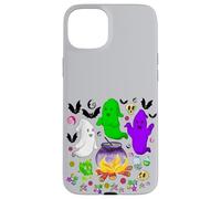 Trio Spooky Campers Funny Cute & Creepy Grey Ghouls Fantasmas Carcasa para iPhone 15 Plus
