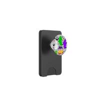 Trio Spooky Campers Funny Cute & Creepy Grey Ghouls Fantasmas PopSockets PopWallet para MagSafe