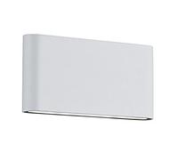 Trio Thames II Aplique de exterior LED Integriert, Blanco Mate, 3 x 17.5 x 9 cm, 2 x LED, 4.5 Watt