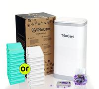 TrioCare Cubo de pañales con control de olores, moderno diseño delgado, juego de regalo para bebés, mascotas, adultos, papelera de eliminación de alimentos para más de un año, 3150 unidades a prueba