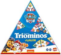 Triominos Junior - Edición Patrulla Canina - Juego de Dominó para Niños a Partir de 4 Años - Dominós de 3 Lados - Juego de Observación y Asociación - Doble Cara Triomino o Puzzle
