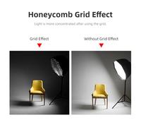 Triopo Speedlite-Softbox de paraguas octagonal portátil + rejilla de panal, 55cm, 65cm, 90cm, 120cm, caja suave de Flash para exteriores para Canon Godox 120cm Softbox