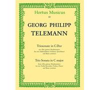 Triosonate für zwei Altblockflöten (Violinen, Querflöten) und Basso continuo C-Dur (aus -Der getreue Musikmeister-). Hortus Musicus. Spielpartitur, Stimmen