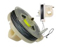 Trip Wire Alarm Kit, Perimeter Alert System, Heavy-Duty Weatherproof Design, Reusable Reel with 82ft Steel Wire, for Camping, Hunting, Farm, Survival Security and More