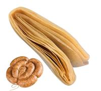 Tripa De Comestible | Materiales Para Hacer Salchichas De Cerdo De 8 M Y 26 Pies | Tubo De Carne Seca Natural Para Cocinar Salchichas Caseras, Jamón, Salami Y Bratwurst | Utensilio Pa