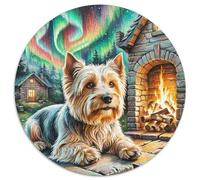 Tripa de Trigo con Recubrimiento Suave Rompecabezas Redondo 1000p Adultos-Niños HaustiEn cambiond Circular Puzzle Niños: Familia Juego Impossible Habilidad Familiar 1000pcs (67.5x67.5cm)