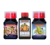 TriPack Auto Top Crop - Fertilizantes Líquidos para Autoflorecientes | Top Auto + Top Bud + Top Candy | Máxima Floración y Resina