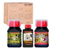 Tripack Top Crop - Enraizado, Crecimiento y Floración | Top Bloom + Top Veg + Deeper Underground | Fertilizantes Líquidos para Plantas | Mayor Crecimiento, Raíces Fuertes y Floración Abundante