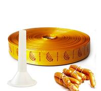 Tripas de salchicha, piel de salchicha seca, carcasa de salchicha para hot dog, tripas de plástico para salchicha, tripas de salami de chorizo no comestibles de grado alimenticio 45/50/55/85/100/120