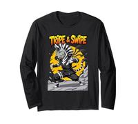 Tripe and Swipe Funny Zebra Kung Fu Martial Arts Cartoon Manga Larga