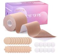Tripetals Boob Tape 5m, Sujetador Adhesivo Push Up Cinta Pecho Adhesiva para Mujer, Pezoneras Adhesivas Invisibles para Copas A-G