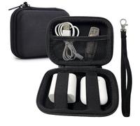TRIPHKAR Funda Organizador Rígida EVA para Auriculares, AirPods, Power Bank Magsafe, Cargador USB, Cable y Accesorios (Sólo Estuche)