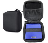 TRIPHKAR Funda organizadora portátil de EVA rígida para GBA SP Gameboy Advance SP Console, cargador de MacBook, cables y accesorios (negro), Negro , Minimalista