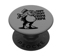 Tripi Tropi Tropa Tripa Italiano Brainrot Meme PopSockets PopGrip Adhesivo