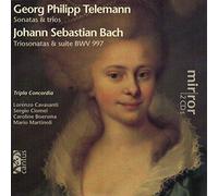 Boersma, Caroline Cavasanti, Lorenzo Ciomei, Sergio Martinoli, Mario Tripla Concordia - Telemann/Bach: Sonatas E Trios / Triosonatas & Suite Bwv 997