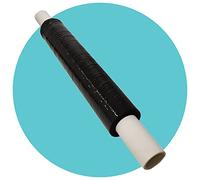 triplast 400 mm x 250 m) Extended Core palé Stretch Shrink Wrap - (12 unidades), color negro