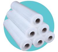 Triplast Rollo de envoltura elástica para palés (400 mm x 250 m) - Cantidad y color - Envoltura retráctil de plástico resistente para equipaje y película adhesiva industrial fuerte para mudanzas y uso