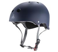 Triple 8 Kopfschutz Brainsaver Double Certification - Casco de Skateboarding, Color Azul, Talla S/M