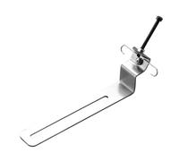 Triple Angle Support - Shelf Brackets for Pantry | Stainless Steel with Level Mounting System, No Drilling Shelving Bracket, Ideal for Kitchen RV Closet Garage Furniture Corner