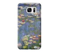 Triple C E0997 Claude Monet Water Lilies Funda Carcasa Case para Samsung Galaxy S7 Edge