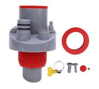 Triple Connector Plumbing Joint for Kitchen, 3 Way Sink Integrated Sewer Drainage Pipe Connectors Eliminate Unwanted Smell Prevention Triple Plumbing Joint