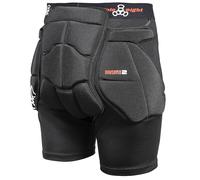 Triple Eight Bumsaver - 2 Pantalones Cortos Acolchados para monopatín, Snowboard y esquí, Color Negro, Talla S