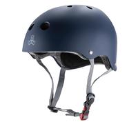 Triple Eight Casco para bicicleta y monopatín con certificación dual V2 Azul Mate XSS