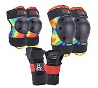 Triple Eight Saver Series 3-Pack Pad Set- Ideal for Skateboarding, In-line Skating, Roller Skating, and Biking