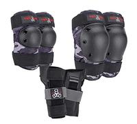 Triple Eight Saver Series Pad Set Juego de 3 Almohadillas, Unisex, Camuflaje carbón, M