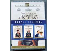Triple Feature DVD Set ** Diary of Anne Frank ** the Song of Bernadette ** Titanic (Clifton Webb) ALL Rated Pg